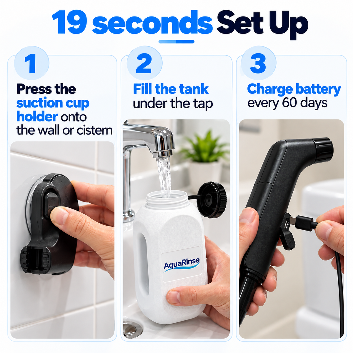 AquaRinse™ Portable Bidet