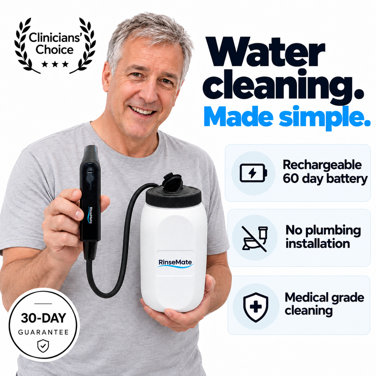 AquaRinse™ Portable Bidet
